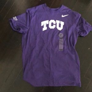 TCU mens nike athletic shirt medium